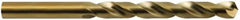 Hertel - 21/32" 135° Cobalt Jobber Drill - Oxide/Gold Finish, Spiral Flute, 7-1/8" OAL - A1 Tooling