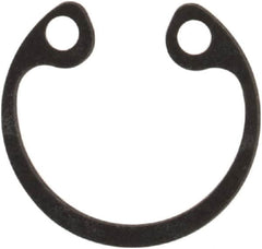 Rotor Clip - 0.015" Thick, Phosphate Finish, Steel Snap Internal Retaining Ring - 0.02" Groove Width, 0.009" Groove Depth, 0.268" Groove Diam, Grade 1060-1090 - A1 Tooling