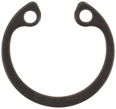 Rotor Clip - 0.025" Thick, Phosphate Finish, Steel Snap Internal Retaining Ring - 0.029" Groove Width, 0.011" Groove Depth, 0.397" Groove Diam, Grade 1060-1090 - A1 Tooling