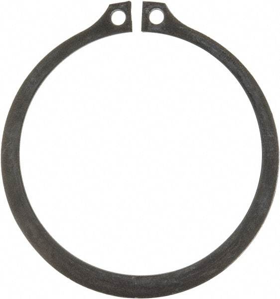 Rotor Clip - 2.36" Groove Diam, 2-1/2" Shaft Diam, Phosphate Steel, Snap External Retaining Rings - 0.086" Groove Width, 0.07" Groove Depth, 0.078" Ring Thickness, Grade 1060-1090 - A1 Tooling