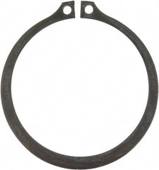 Rotor Clip - 2.36" Groove Diam, 2-1/2" Shaft Diam, Phosphate Steel, Snap External Retaining Rings - 0.086" Groove Width, 0.07" Groove Depth, 0.078" Ring Thickness, Grade 1060-1090 - A1 Tooling