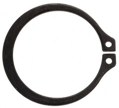 Rotor Clip - 63/64" Shaft Diam, 0.926" Groove Diam, Spring Steel External SH Style Retaining Ring - A1 Tooling