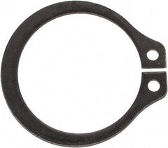 Rotor Clip - 0.559" Groove Diam, 19/32" Shaft Diam, Phosphate Steel, Snap External Retaining Rings - 0.039" Groove Width, 0.017" Groove Depth, 0.035" Ring Thickness, Grade 1060-1090 - A1 Tooling