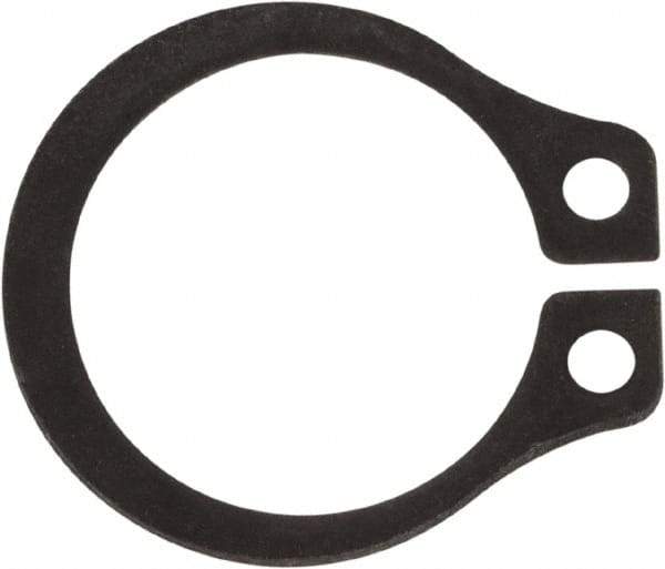 Rotor Clip - 0.352" Groove Diam, 3/8" Shaft Diam, Phosphate Steel, Snap External Retaining Rings - 0.029" Groove Width, 0.012" Groove Depth, 0.025" Ring Thickness, Grade 1060-1090 - A1 Tooling