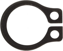 Rotor Clip - 0.23" Groove Diam, 1/4" Shaft Diam, Phosphate Steel, Snap External Retaining Rings - 0.029" Groove Width, 0.01" Groove Depth, 0.025" Ring Thickness, Grade 1060-1090 - A1 Tooling