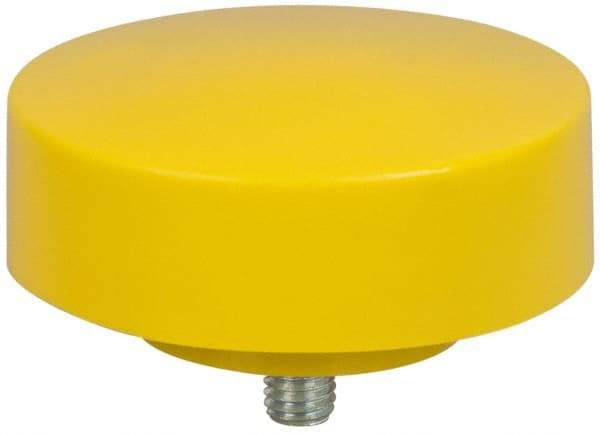 NUPLA - 4" Face Diam, Grade Extra Hard, Yellow Hammer Replacement Tip - 18 oz Head, Plastic - A1 Tooling