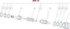 RivetKing - 3 to 6" Seal Kit for Rivet Tool - A1 Tooling