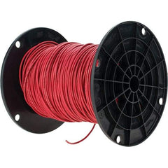 Value Collection - THHN, 16 AWG, 10 Amp, 500' Long, Stranded Core, 26 Strand Building Wire - Red, Thermoplastic Insulation - A1 Tooling