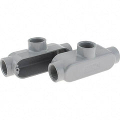 Value Collection - Form 85, T Body, 1" Trade, IMC, Rigid Aluminum Conduit Body - Oval - A1 Tooling