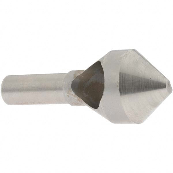 Value Collection - 1-1/8" Head Diam, 1/2" Shank Diam, 0 Flute 82° High Speed Steel Countersink - A1 Tooling