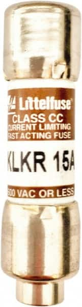 Value Collection - 600 VAC, 15 Amp, Fast-Acting Semiconductor/High Speed Fuse - 1-1/2" OAL, 200 (RMS Symmetrical) kA Rating, 13/32" Diam - A1 Tooling