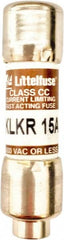 Value Collection - 600 VAC, 15 Amp, Fast-Acting Semiconductor/High Speed Fuse - 1-1/2" OAL, 200 (RMS Symmetrical) kA Rating, 13/32" Diam - A1 Tooling