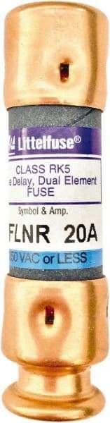 Value Collection - 125 VDC, 250 VAC, 20 Amp, Time Delay General Purpose Fuse - 2" OAL, 200 kA Rating, 9/16" Diam - A1 Tooling