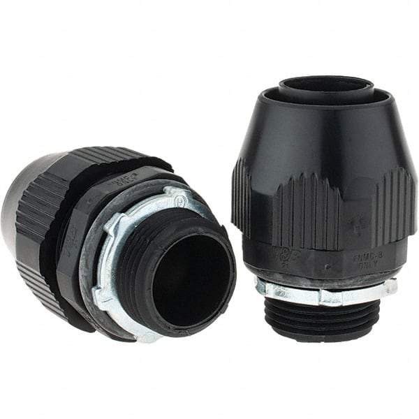 Value Collection - 1" Trade, Plastic Threaded Straight Liquidtight Conduit Connector - A1 Tooling