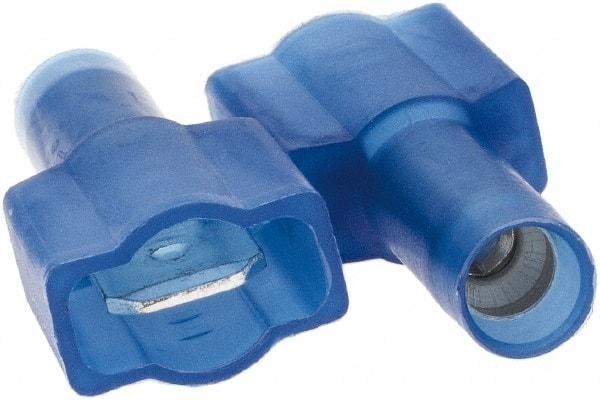 Value Collection - 16 to 14 AWG, Nylon, Fully Insulated, Male Wire Disconnect - 1/4" Wide Tab, Blue - A1 Tooling