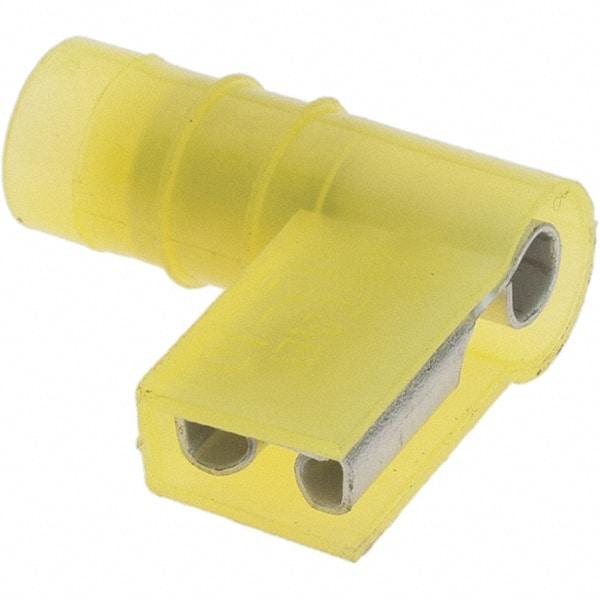 Value Collection - 12 to 10 AWG, Nylon, Fully Insulated, Female Wire Disconnect - 1/4" Wide Tab, Yellow, CSA Certified, UL Listed - A1 Tooling