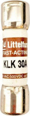 Value Collection - 600 VAC, 30 Amp, Fast-Acting Semiconductor/High Speed Fuse - 1-1/2" OAL, 100 at AC kA Rating, 13/32" Diam - A1 Tooling