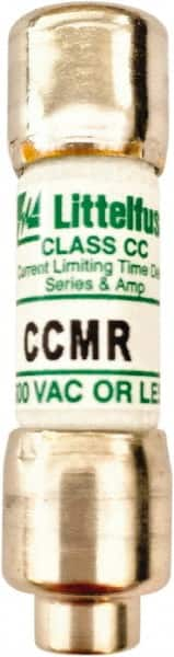 Littelfuse - 500 VDC, 600 VAC, 12 Amp, Time Delay General Purpose Fuse - Fuse Holder Mount, 38.1mm OAL, 20 at DC, 200 (RMS), 300 (Self-Certified) kA Rating, 10.3mm Diam - A1 Tooling