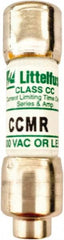 Littelfuse - 500 VDC, 600 VAC, 12 Amp, Time Delay General Purpose Fuse - Fuse Holder Mount, 38.1mm OAL, 20 at DC, 200 (RMS), 300 (Self-Certified) kA Rating, 10.3mm Diam - A1 Tooling