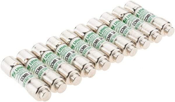 Value Collection - 300 VDC, 600 VAC, 3 Amp, Time Delay General Purpose Fuse - 300 at AC kA Rating - A1 Tooling