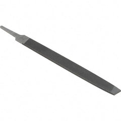 Value Collection - 8" Long, Smooth Cut, Mill American-Pattern File - Single Cut, 9/64" Overall Thickness - A1 Tooling