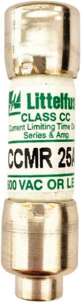 Value Collection - 500 VDC, 600 VAC, 25 Amp, Time Delay General Purpose Fuse - 300 at AC kA Rating - A1 Tooling