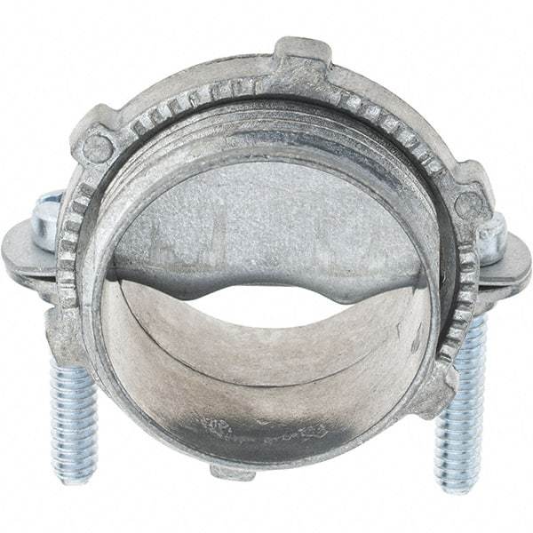 Value Collection - 1" Trade, Die Cast Zinc Squeeze Clamp Straight Conduit Connector - A1 Tooling