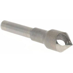 Value Collection - 7/16" Head Diam, 1/4" Shank Diam, 0 Flute 82° High Speed Steel Countersink - A1 Tooling