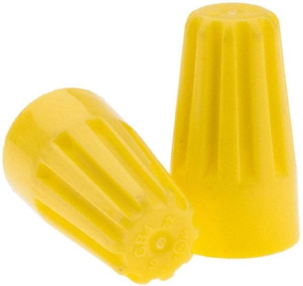 Value Collection - 1, 14 + & 1, 18 to 3, 12 AWG, 1,000 Volt (Lighting) & 600 Volt (Building Wire), Corrosion Resistant & Flame Retardant, Standard Twist on Wire Connector - Yellow, 221°F - A1 Tooling