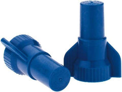 Value Collection - 16 to 14 AWG, 300 & 600 Volt, Wing Twist on Wire Connector - Blue, 221°F - A1 Tooling