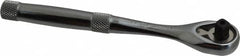 Proto - 1/4" Drive Pear Head Quick-Release Ratchet - Chrome Finish, 6-11/16" OAL, 45 Gear Teeth, Standard Head - A1 Tooling