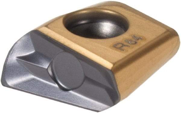 Iscar - T490 LNHT130664 PNTR Grade IC808 Carbide Milling Insert - TiAlN/AlTiN/TiN Finish, 0.483" Thick, 6.35mm Corner Radius - A1 Tooling