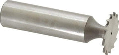 Whitney Tool Co. - 3/4" Diam x 3/64" Face Width, Cobalt, 14 Teeth, Shank Connection Woodruff Keyseat Cutter - Uncoated, 2-3/64" OAL x 1/2" Shank, Straight Teeth - A1 Tooling