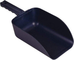 Remco - 82 oz Blue Polypropylene & Semi-Ferrous Additive Flat Bottom Scoop - 5.9" Wide x 3.3" Deep Bowl, 15.1" OAL - A1 Tooling