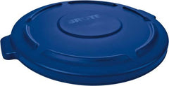 Rubbermaid - Round Lid for Use with 32 Gal Round Trash Cans - Blue, Low-Density Polyethylene, For Brute Trash Cans - A1 Tooling