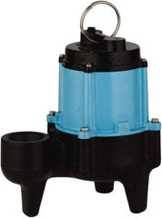 Little Giant Pumps - 1/2 hp, 9.5 Amp Rating, 115 Volts, Manual Operation, Sewage Pump - 1 Phase, Cast Iron Housing - A1 Tooling