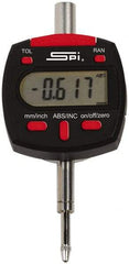 SPI - 0 to 1 Inch Range, 0.0005 Inch Resolution, Electronic Drop Indicator - Lithium Battery - A1 Tooling