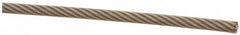 Loos & Co. - 1/8" x 3/32" Diam, Aircraft Cable - 920 Lb Breaking Strength, Material Grade 304 Stainless, 7 x 7 Strand Core, Nylon Coating - A1 Tooling