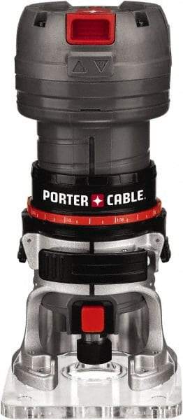 Porter-Cable - 31,000 RPM, 0.5 HP, 5.6 Amp, Laminate Trimmer Electric Router - 120 Volts, 1/4 Inch Collet - A1 Tooling