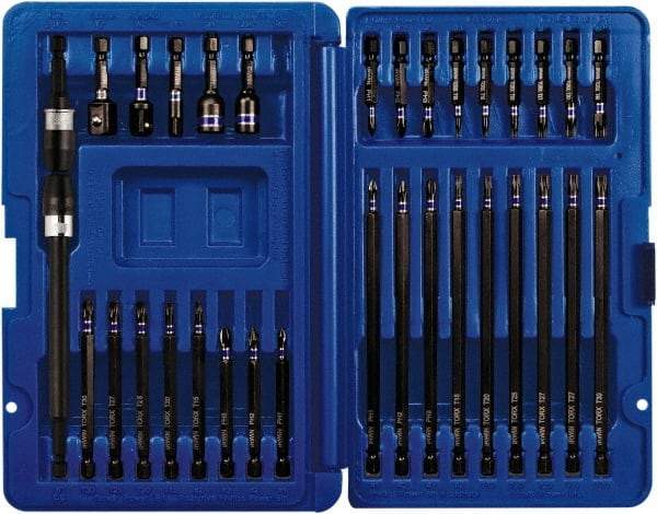 Irwin - 34 Piece, Screwdriver Insert Bit Set - #1 to #4 Phillips, T10 to T40 Torx - A1 Tooling