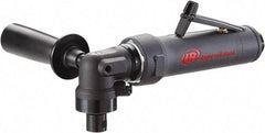 Ingersoll-Rand - 1/4" Collet, Angle Handle, Air Angle Die Grinder - 18,000 RPM, Rear Exhaust, 25 CFM, 1 hp, 90 psi - A1 Tooling