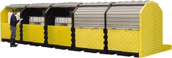 UltraTech - 375 Gallon Sump, IBC Pallet - 204 Inch Long x 64 Inch Wide x 88 Inch High, 5 Totes - A1 Tooling