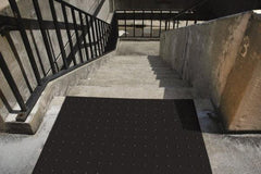 UltraTech - 2 Ft. Long x 2 Ft. Wide, Urethane Surface, Molded Bubble Entrance Matting - Outdoor, Heavy Traffic, Urethane, Black - A1 Tooling