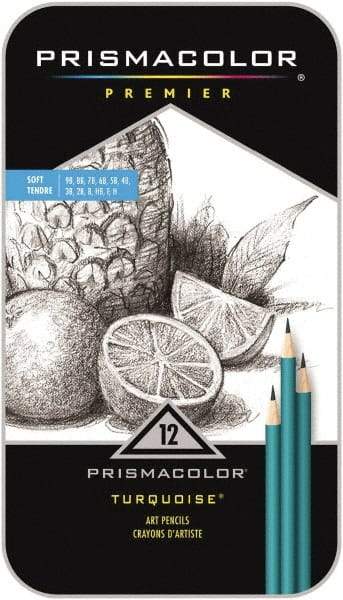 Prismacolor - 2B, 3B, 4B, 5B, 6B, 7B, 8B, 9B, B, F, H, HB Graphite Pencil - Graphite - A1 Tooling