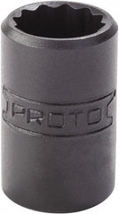 Proto - 5/32", 1/4" Drive, Standard Hand Socket - 12 Points, 7/8" OAL, Alloy Steel, Black Finish - A1 Tooling