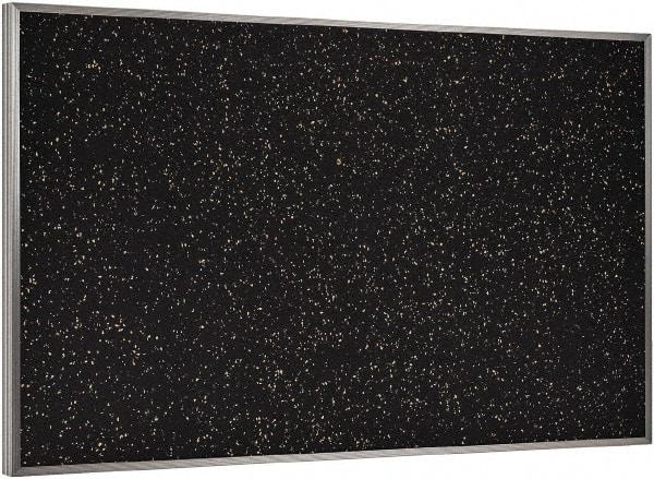 Ghent - 46-1/2" Wide x 36" High Open Cork Bulletin Board - Rubber, Tan Speckled - A1 Tooling