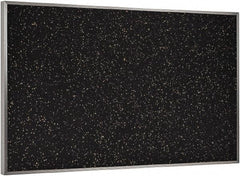 Ghent - 46-1/2" Wide x 36" High Open Cork Bulletin Board - Rubber, Tan Speckled - A1 Tooling