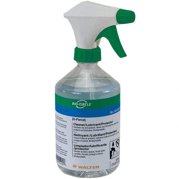 WALTER Surface Technologies - 16.9 oz Plastic Bottle & Trigger Sprayer - Clear - A1 Tooling