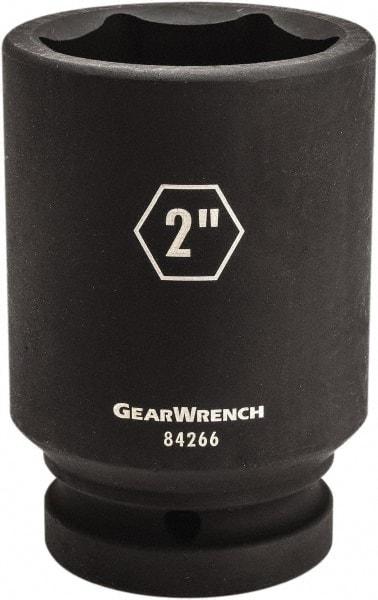 GearWrench - 1" Drive 2-3/8" Deep Impact Socket - 6 Points, 4-1/4" OAL - A1 Tooling