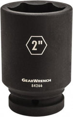 GearWrench - 1" Drive 2-3/16" Deep Impact Socket - 6 Points, 4-1/4" OAL - A1 Tooling